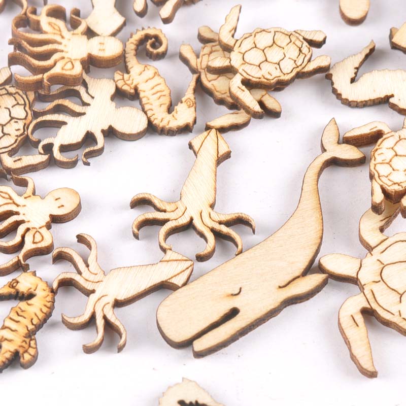 20Pcs 25-40mm Sea Turtle/horse - Embellish Craft ulasan dan harga