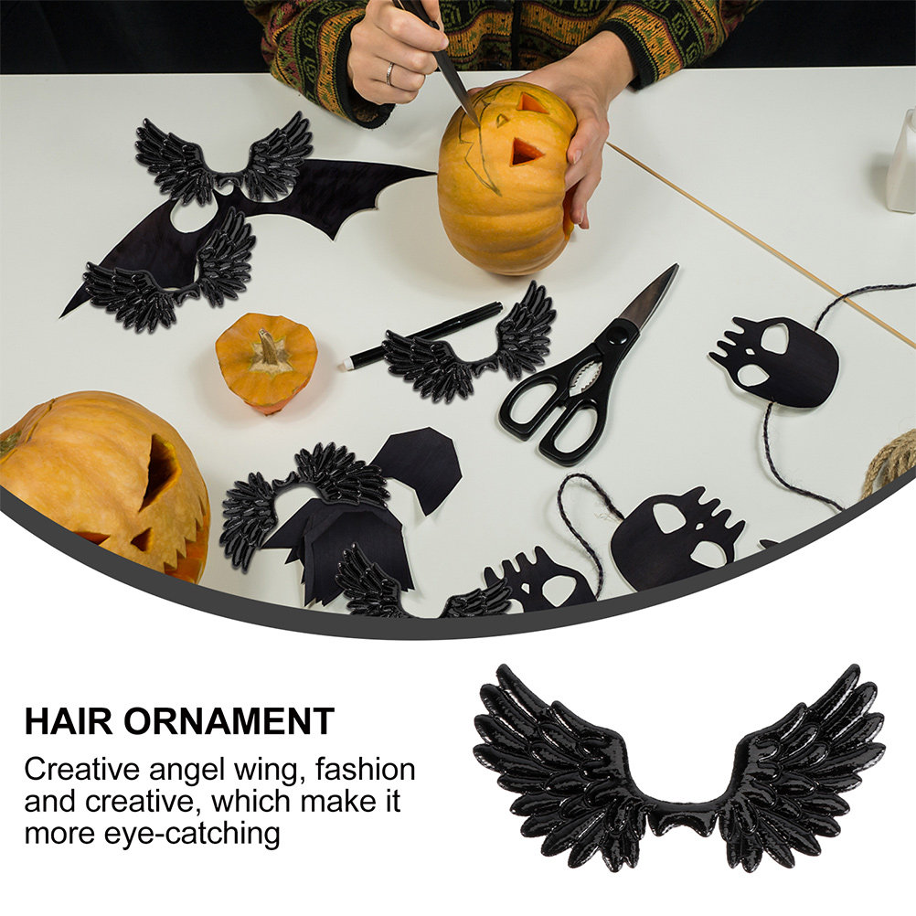 20Pcs Angle Wing Appliques Bat - Embellishment Glue Craft ulasan dan harga