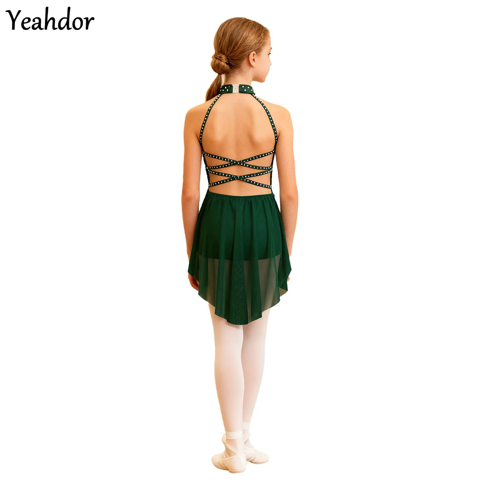 Girls Lyrical Dance Dress Rhin - Rhinestone Banding Trim ulasan dan harga