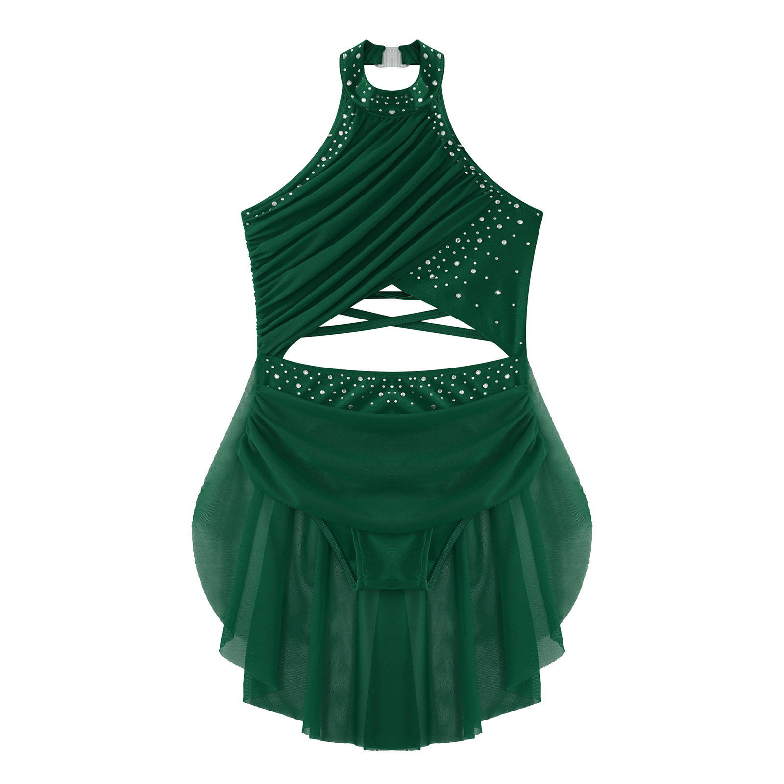 Girls Lyrical Dance Dress Rhin - Rhinestone Banding Trim ulasan dan harga
