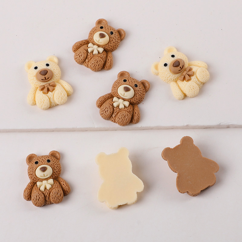 10/30/50pcs Resin Teddy Bear C - Embellishments For Scrapbooking ulasan dan harga