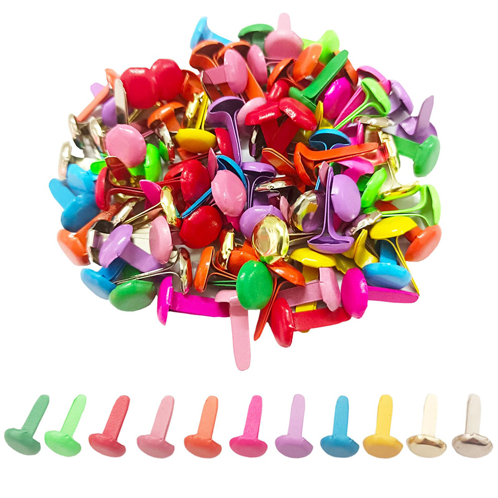 100pcs/Bag Mix Pattern Round M - Embellishments For Scrapbooking ulasan dan harga